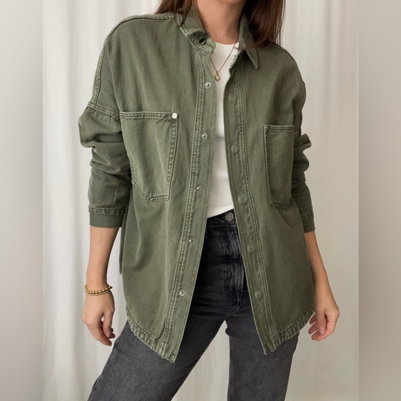 MASON JACKET — In Olive - Picture 9 of 9